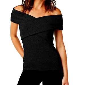 Bar III Off the Shoulder Top Short Sleeve